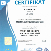 Certifikát ISO r. 2024